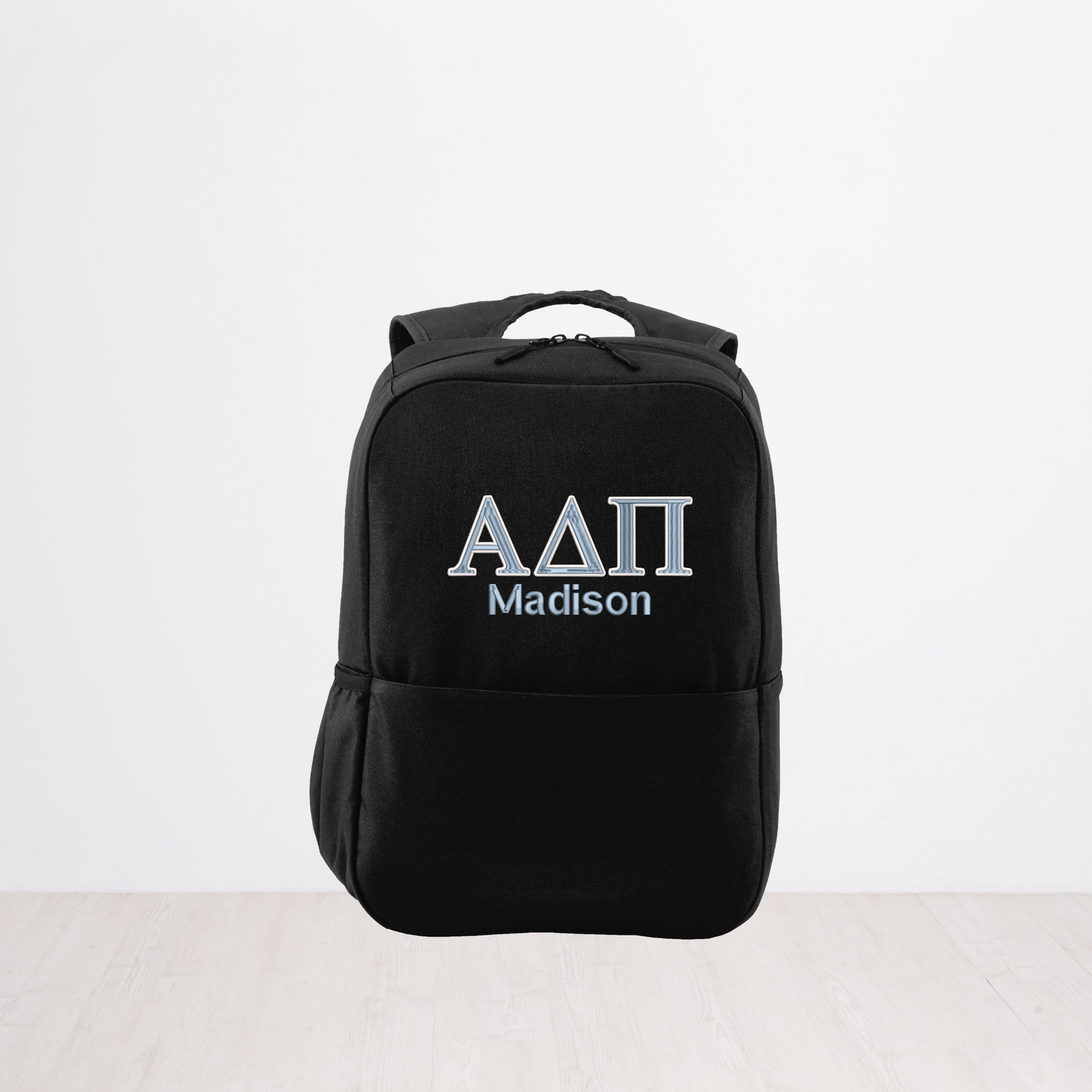 Alpha Delta Pi Personalized Embroidered Backpack Bookbag