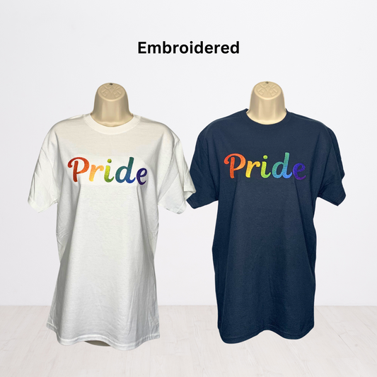 Rainbow Pride LGBTQ Embroidered Shirt