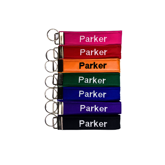 Personalized Embroidered Key fob