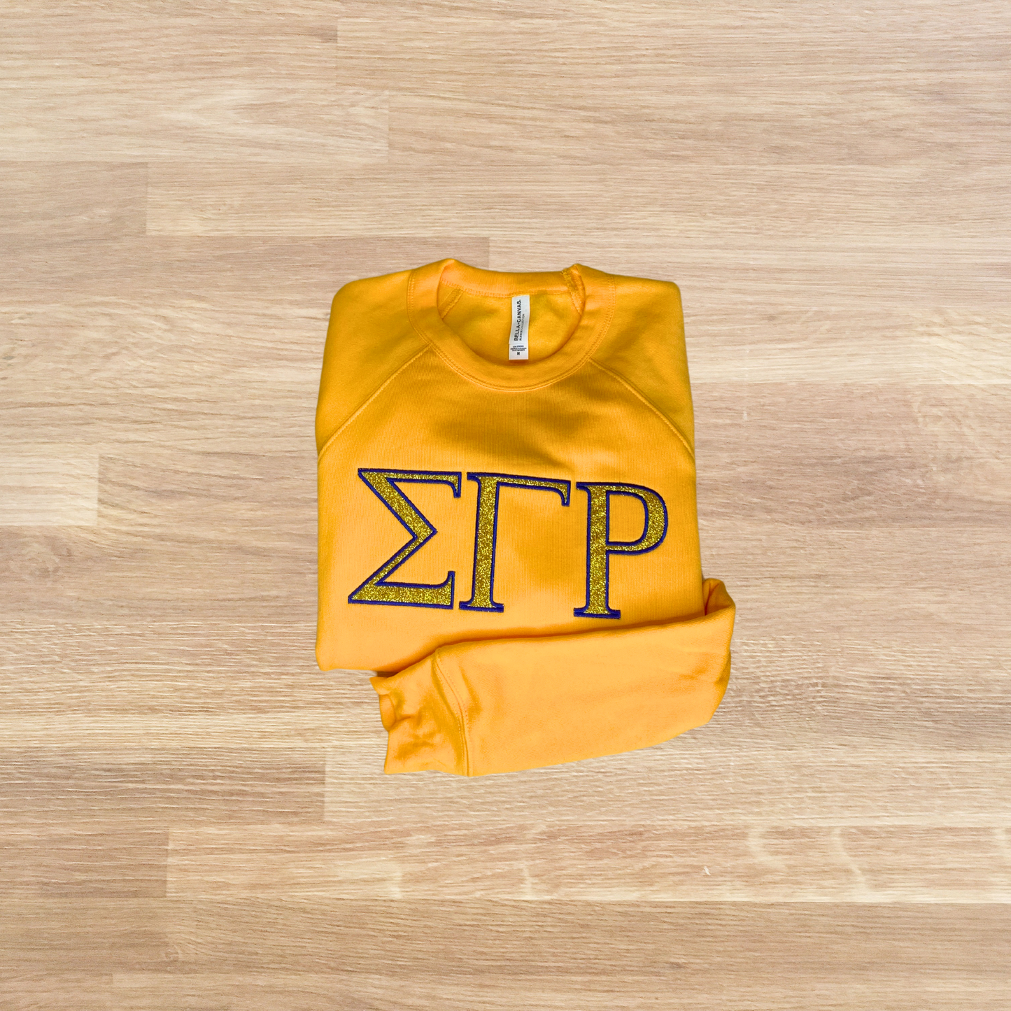 Sigma Gamma Rho Embroidered Glitter Sweatshirt