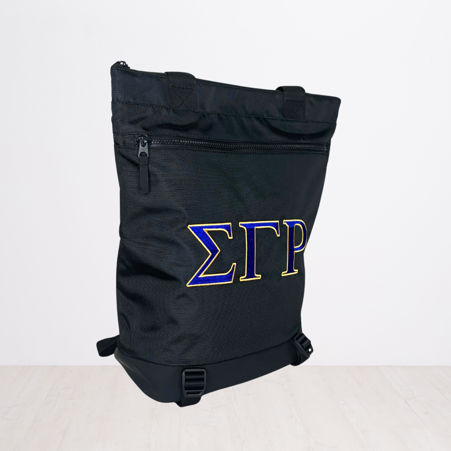 Sigma Gamma Rho Personalized Embroidered Convertible Tote Bag Backpack