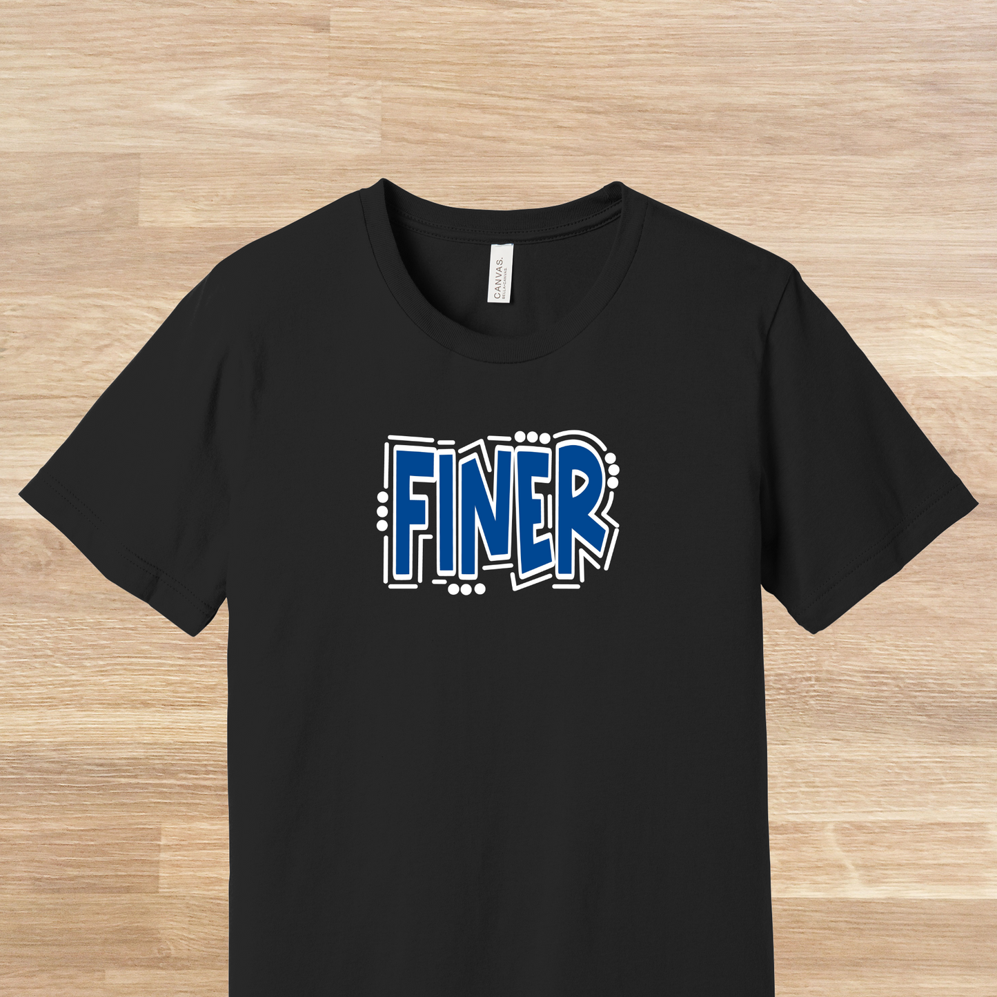 Finer Retro Doodle 80s Style T-Shirt
