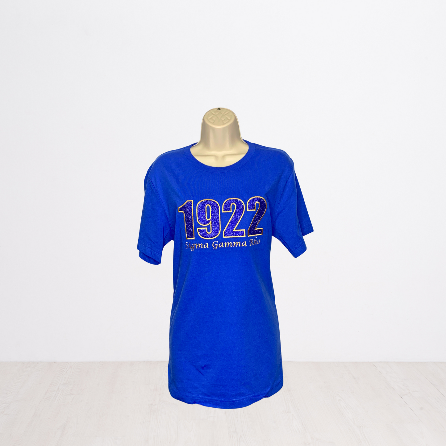 1922 Sigma Gamma Rho Embroidered Glitter T-Shirt