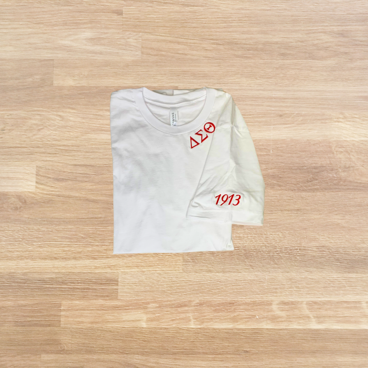 Delta Sigma Theta 1913 Embroidered T-Shirt