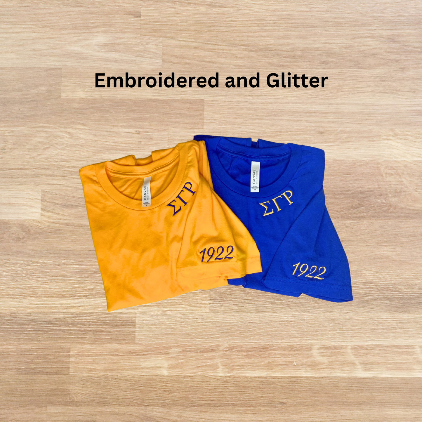 Sigma Gamma Rho 1922 Embroidered T-Shirt