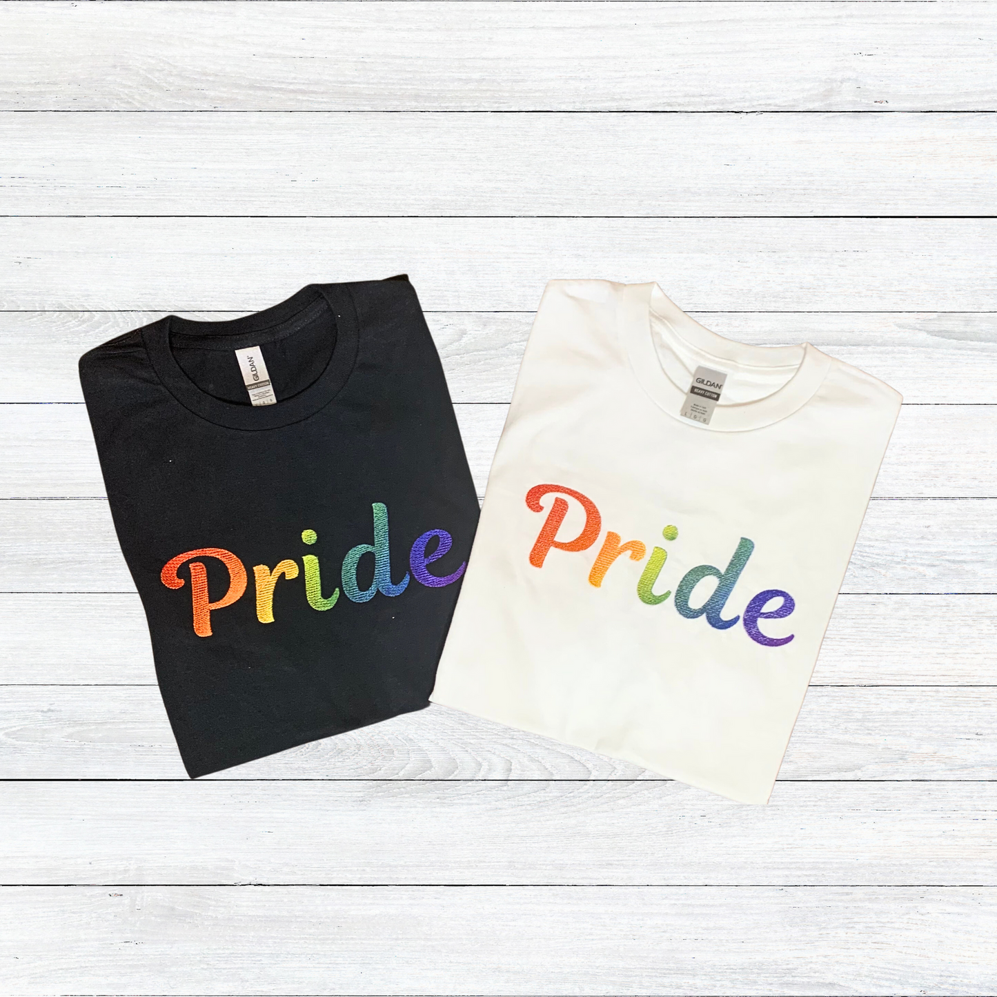 Rainbow Pride LGBTQ Embroidered Shirt