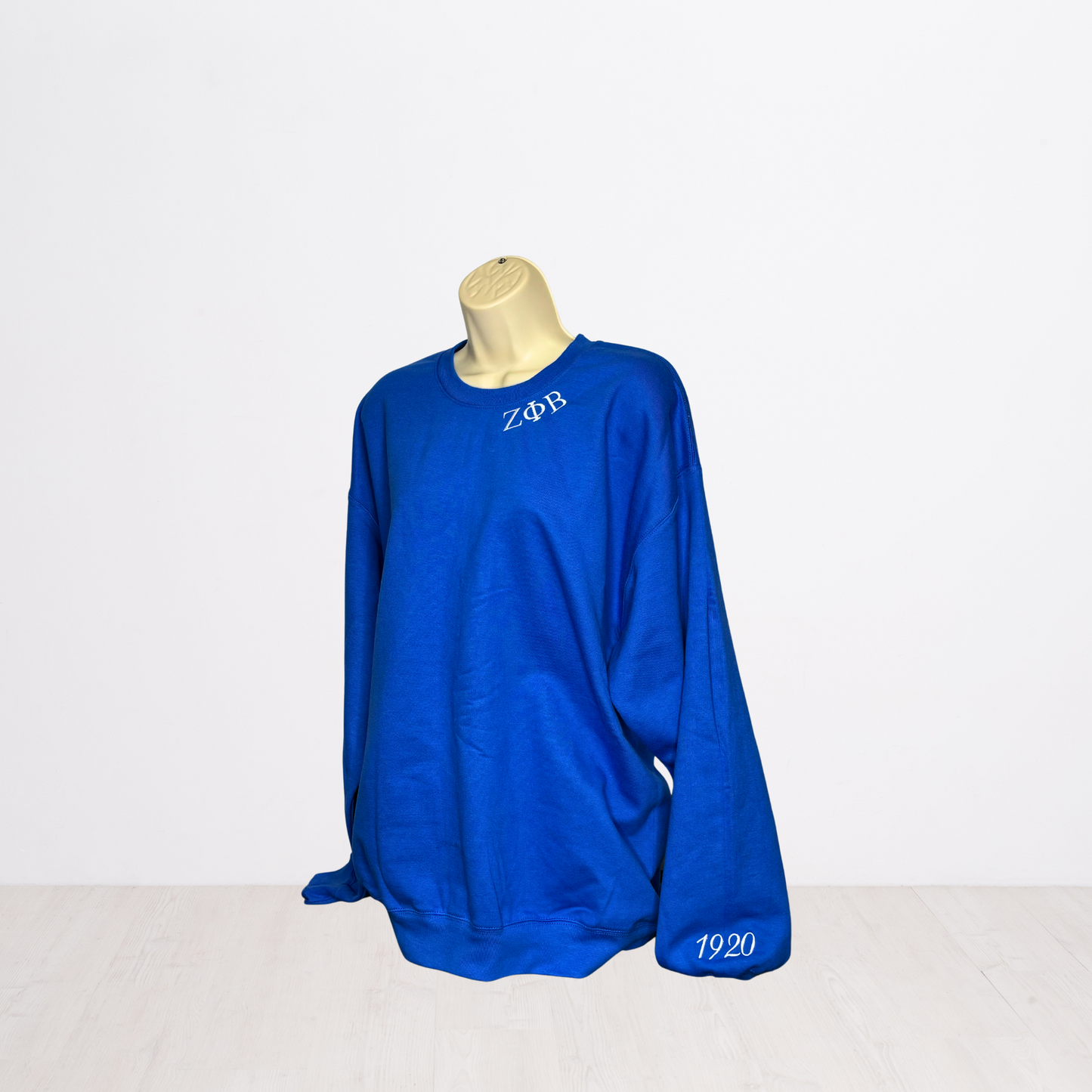 Zeta Phi Beta 1920 Minimal Embroidered Sweatshirt