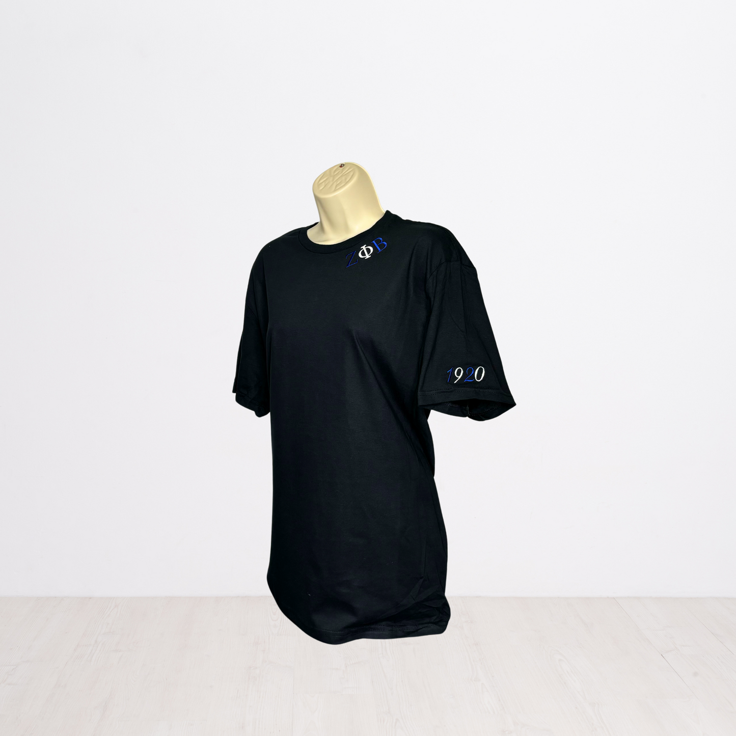 Zeta Phi Beta 1920 Minimal Embroidered T-Shirt