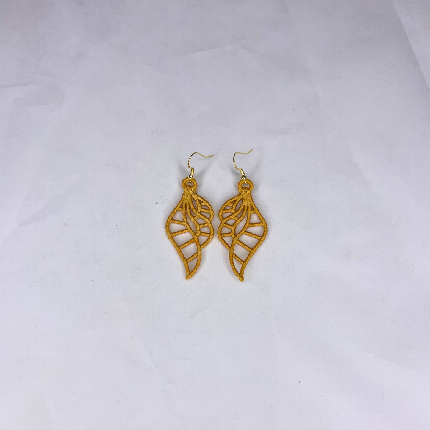 Shell Embroidered Earrings