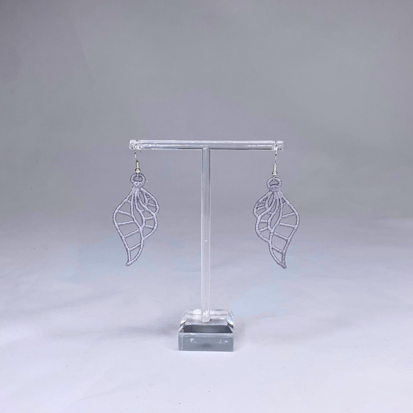 Shell Embroidered Earrings