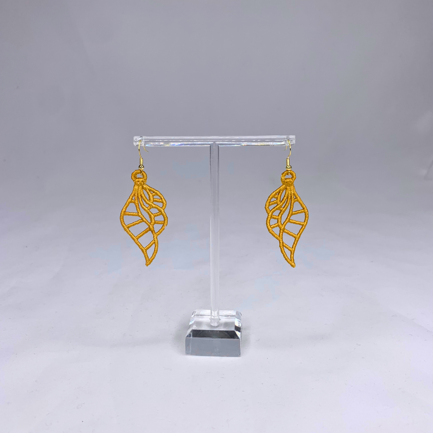 Shell Embroidered Earrings