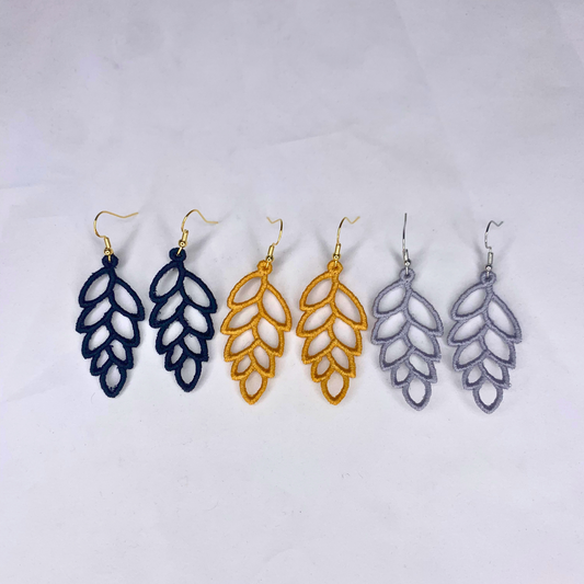 Fruit Embroidered Earrings