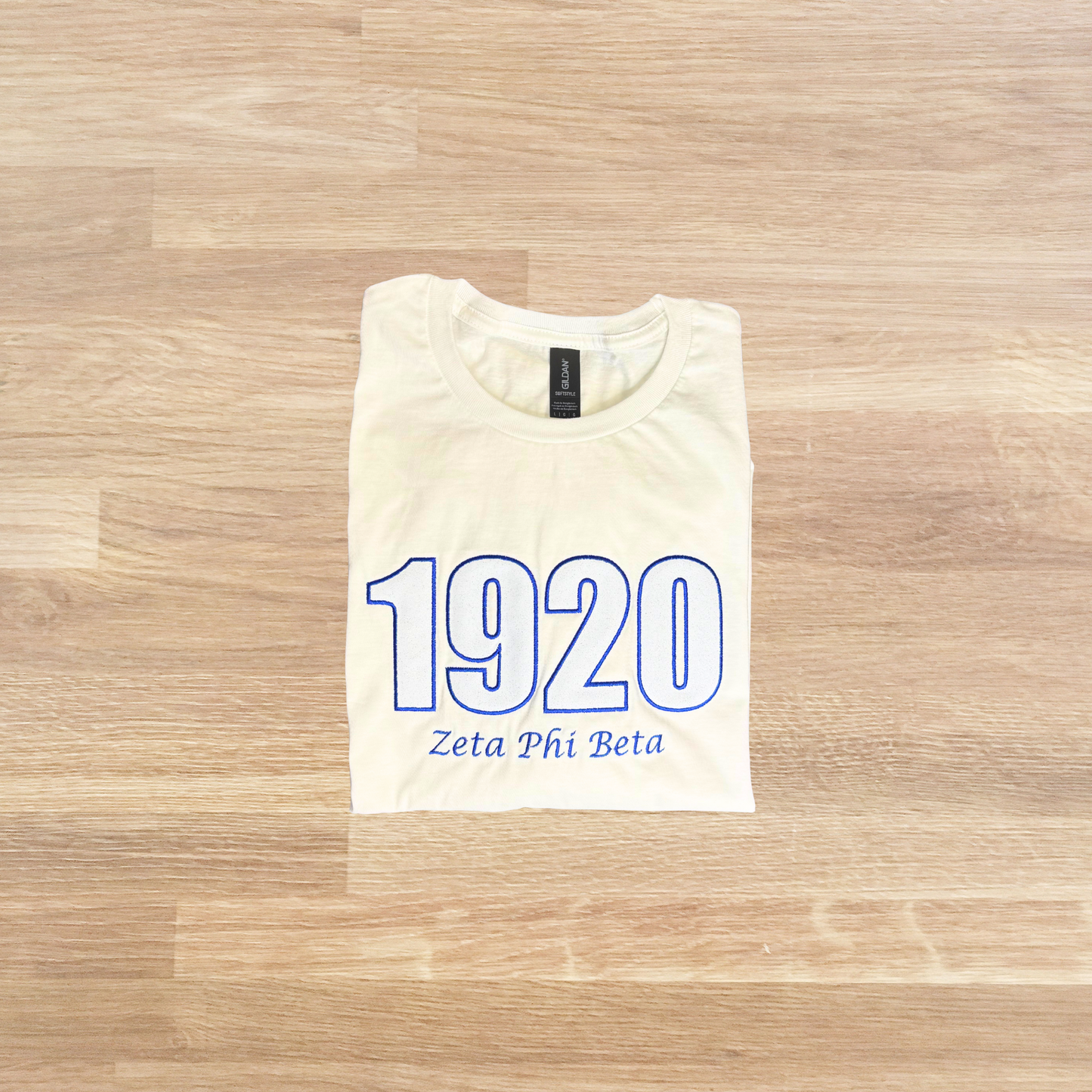 1920 Embroidered Glitter T-Shirt
