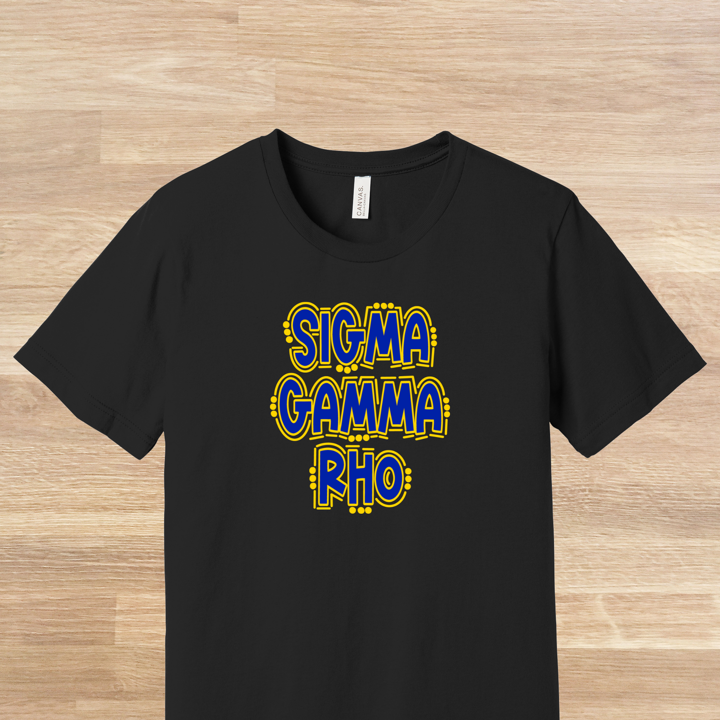 Sigma Gamma Rho Retro Doodle 80s Style T-Shirt