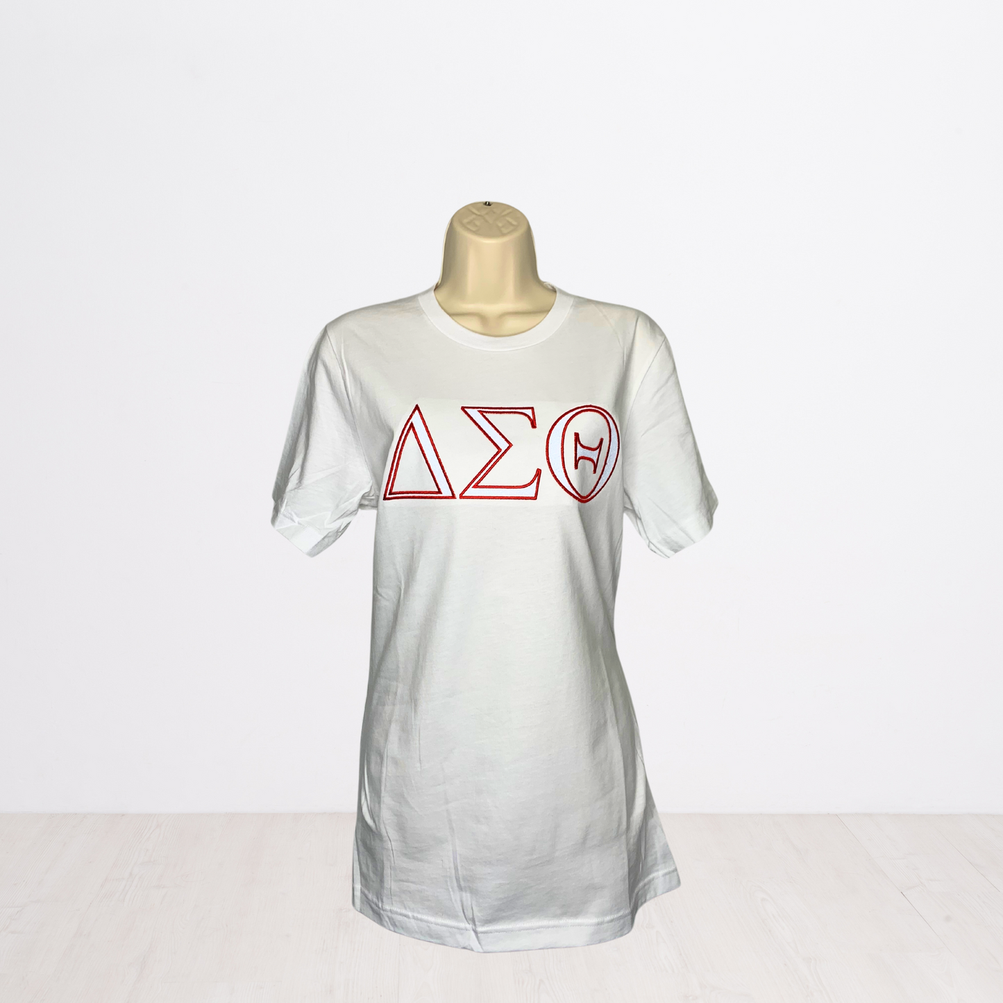 Delta Sigma Theta Embroidered Glitter T-Shirt