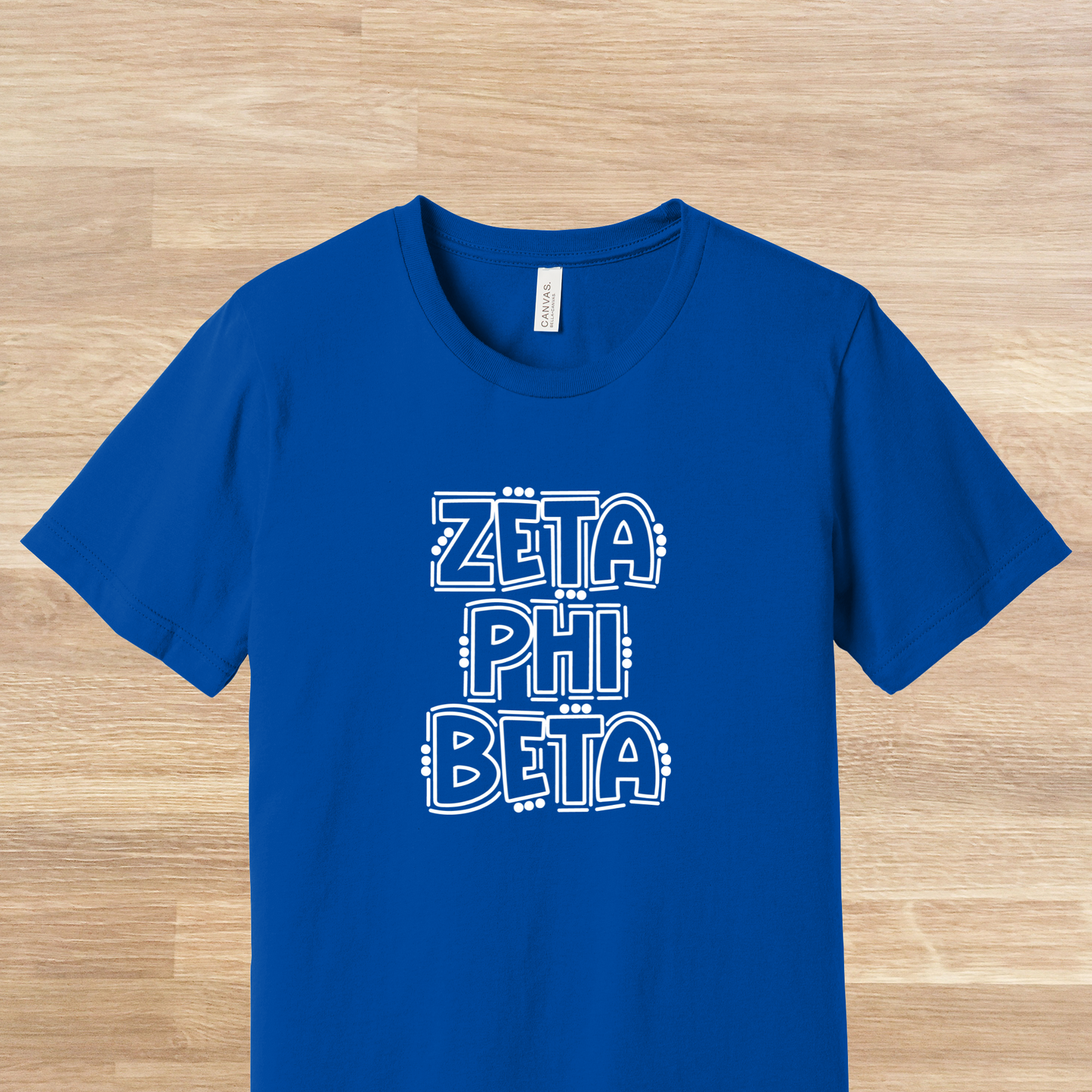 Zeta Phi Beta Retro Doodle 80s Style T-Shirt