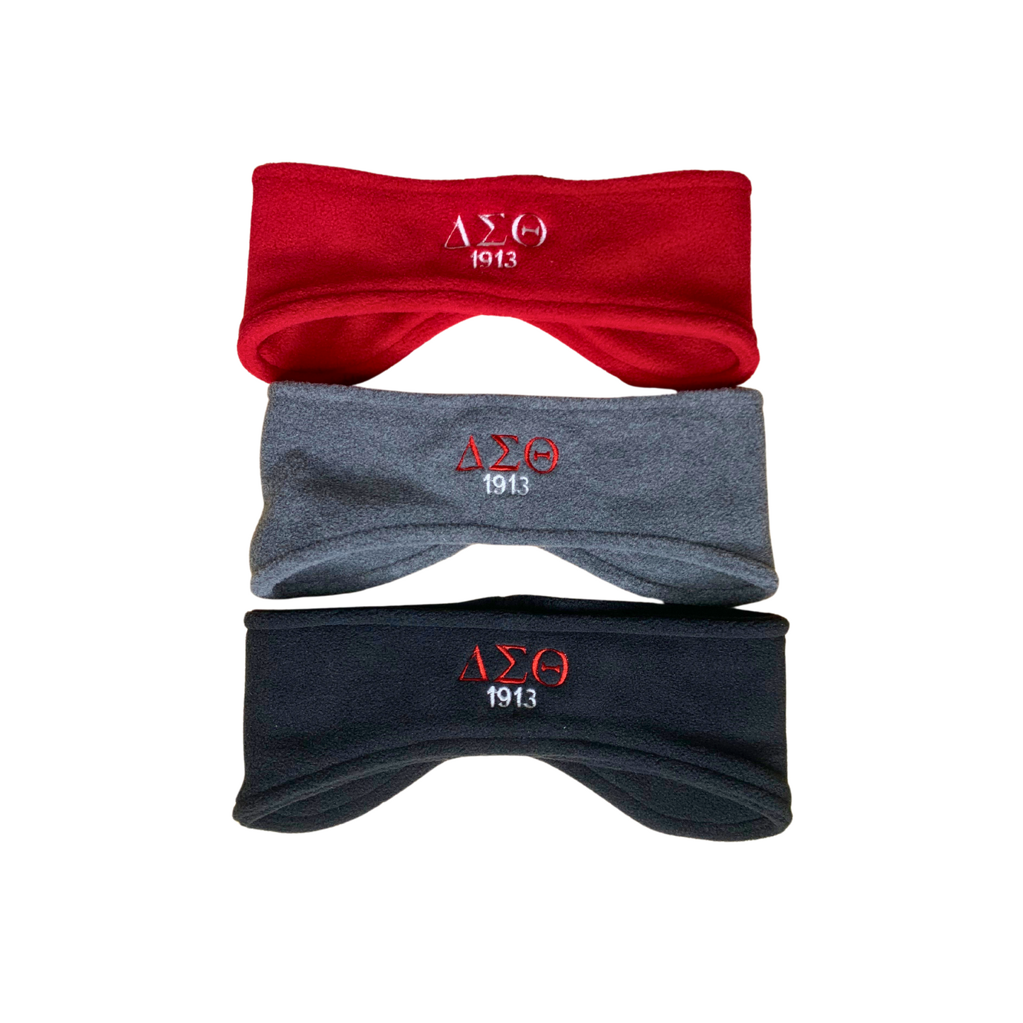 Delta Sigma Theta Personalized Embroidered Fleece Headband
