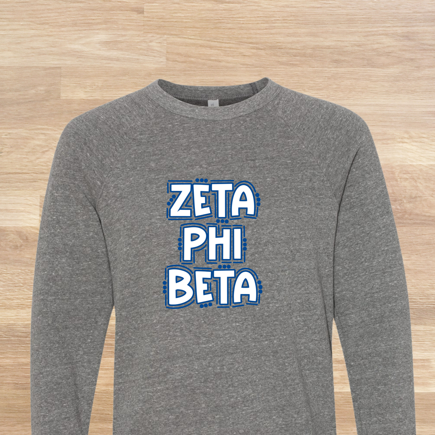 Zeta Phi Beta Retro Doodle 80s Style Sweatshirt
