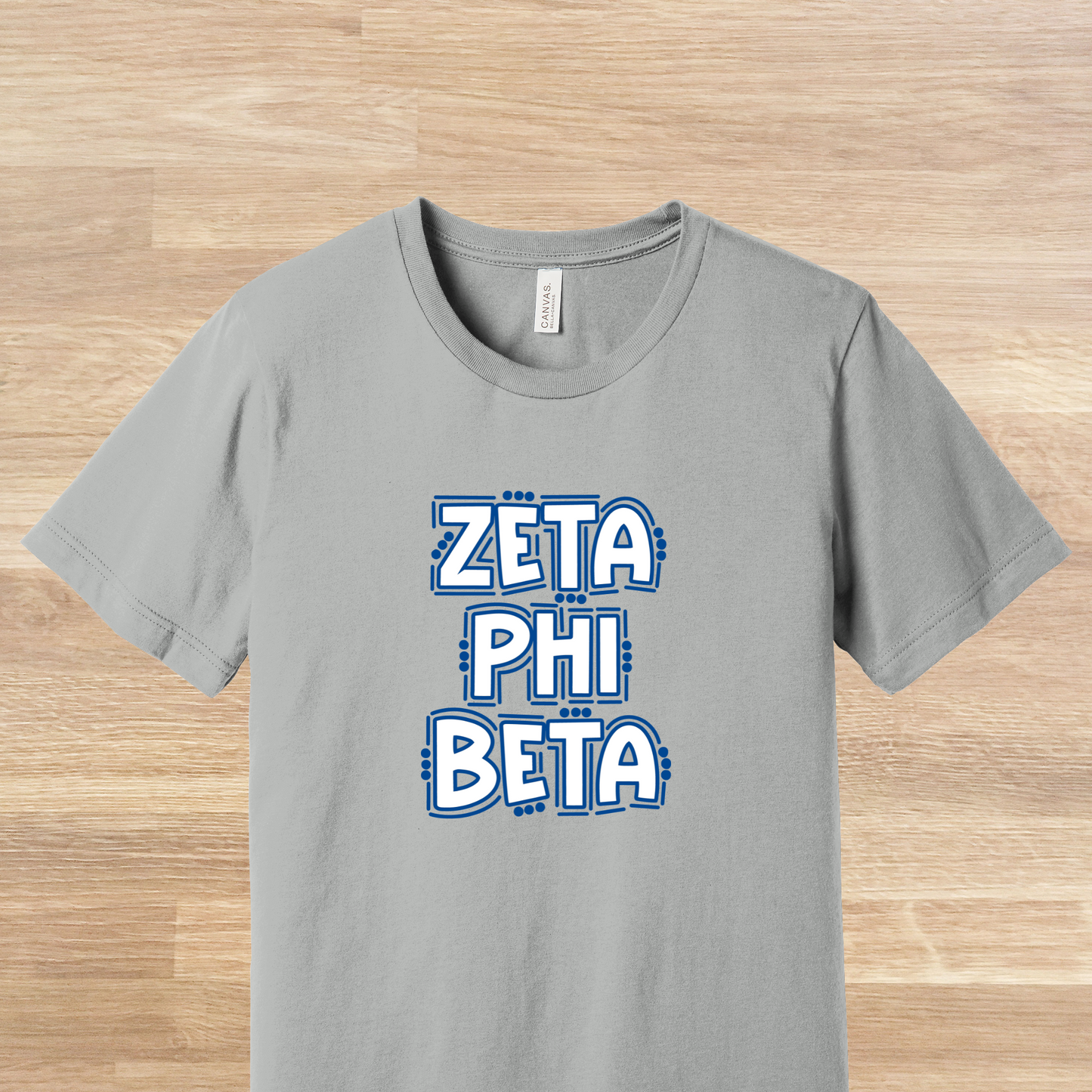 Zeta Phi Beta Retro Doodle 80s Style T-Shirt