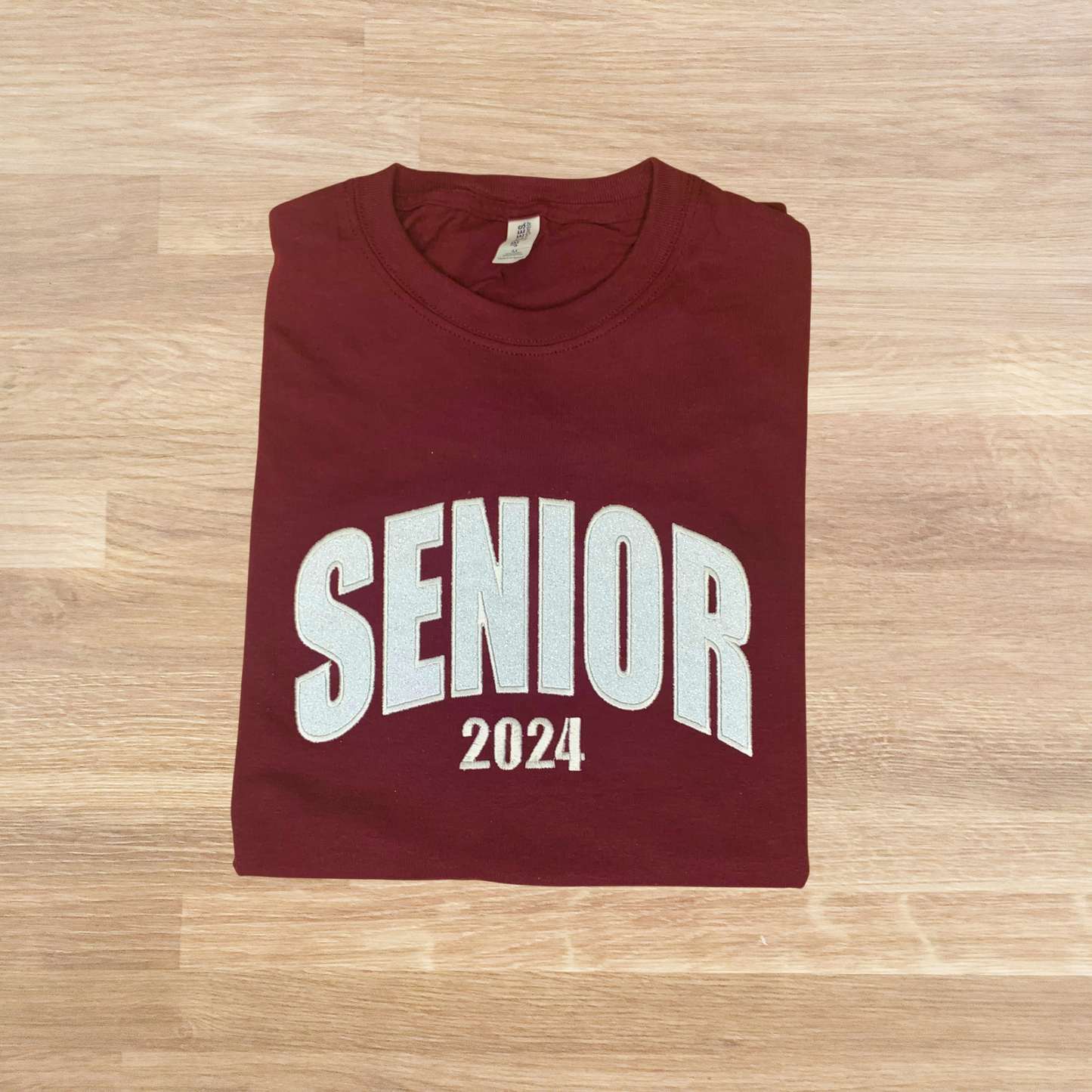 Custom Embroidered Glitter T-Shirt
