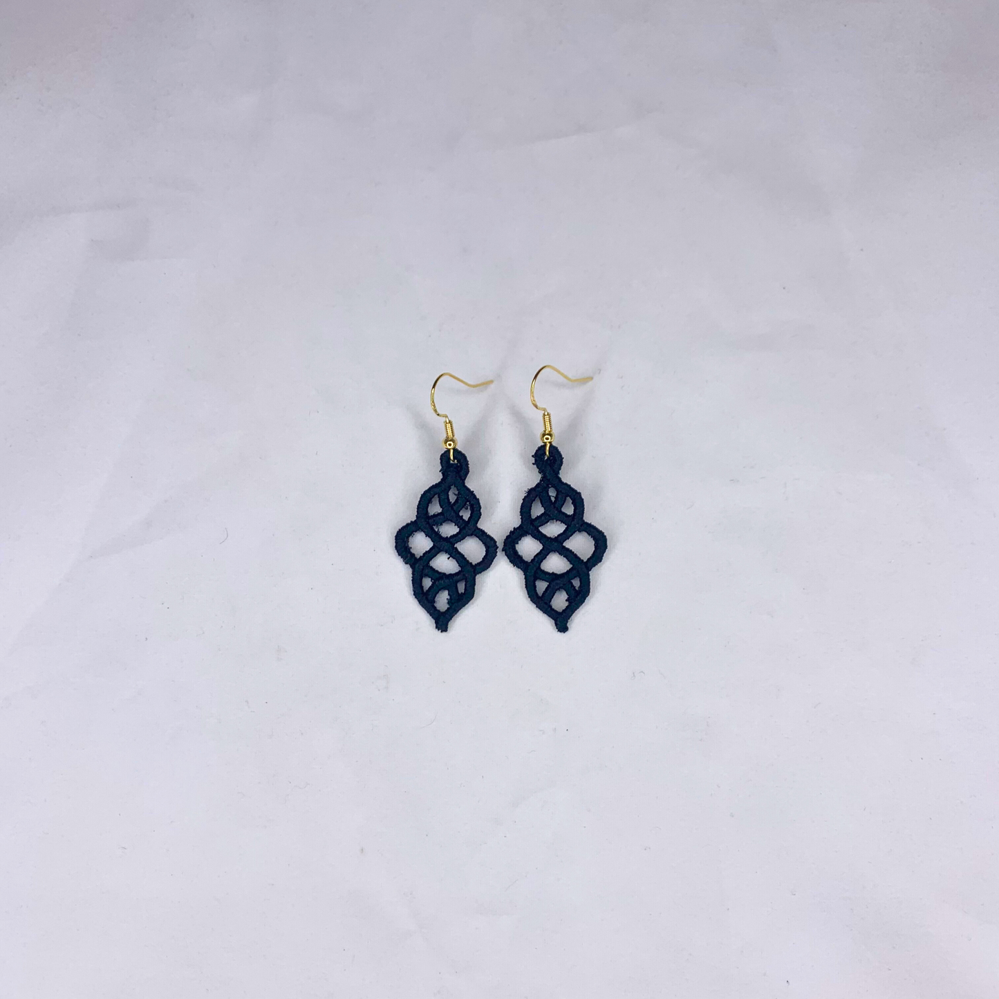 Swirl Embroidered Earrings