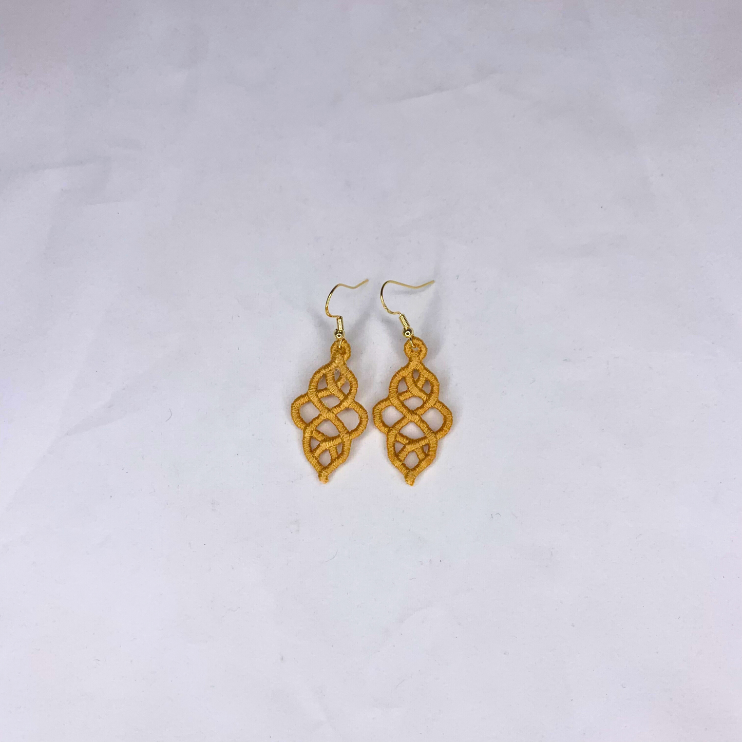 Swirl Embroidered Earrings
