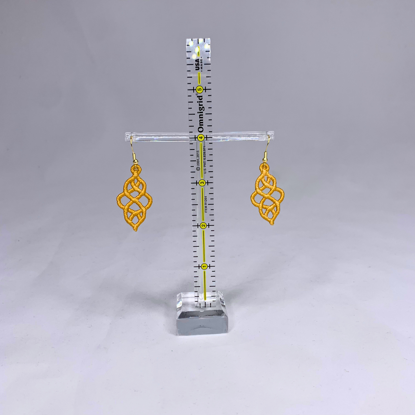 Swirl Embroidered Earrings