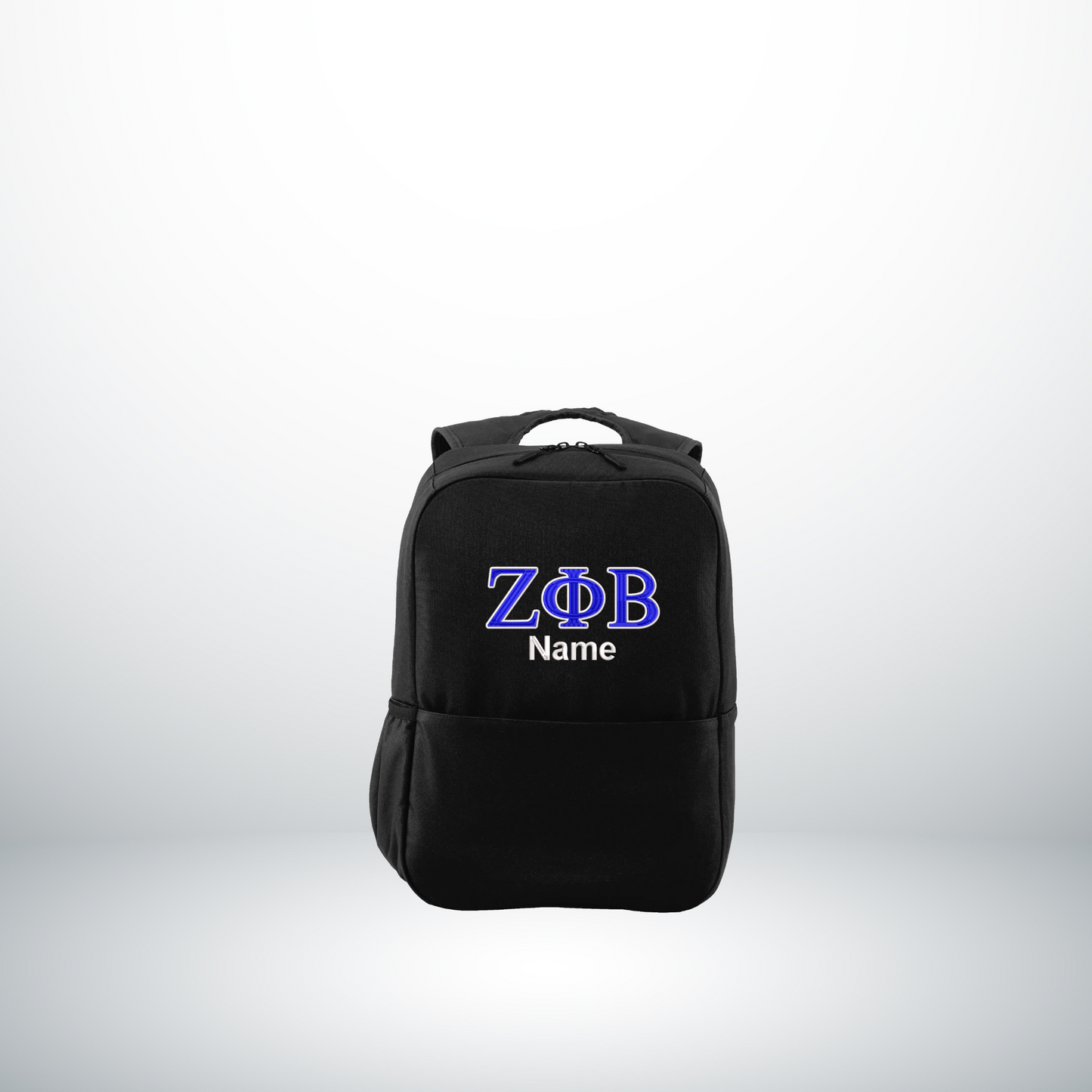 Zeta Phi Beta Personalized Embroidered Backpack Bookbag
