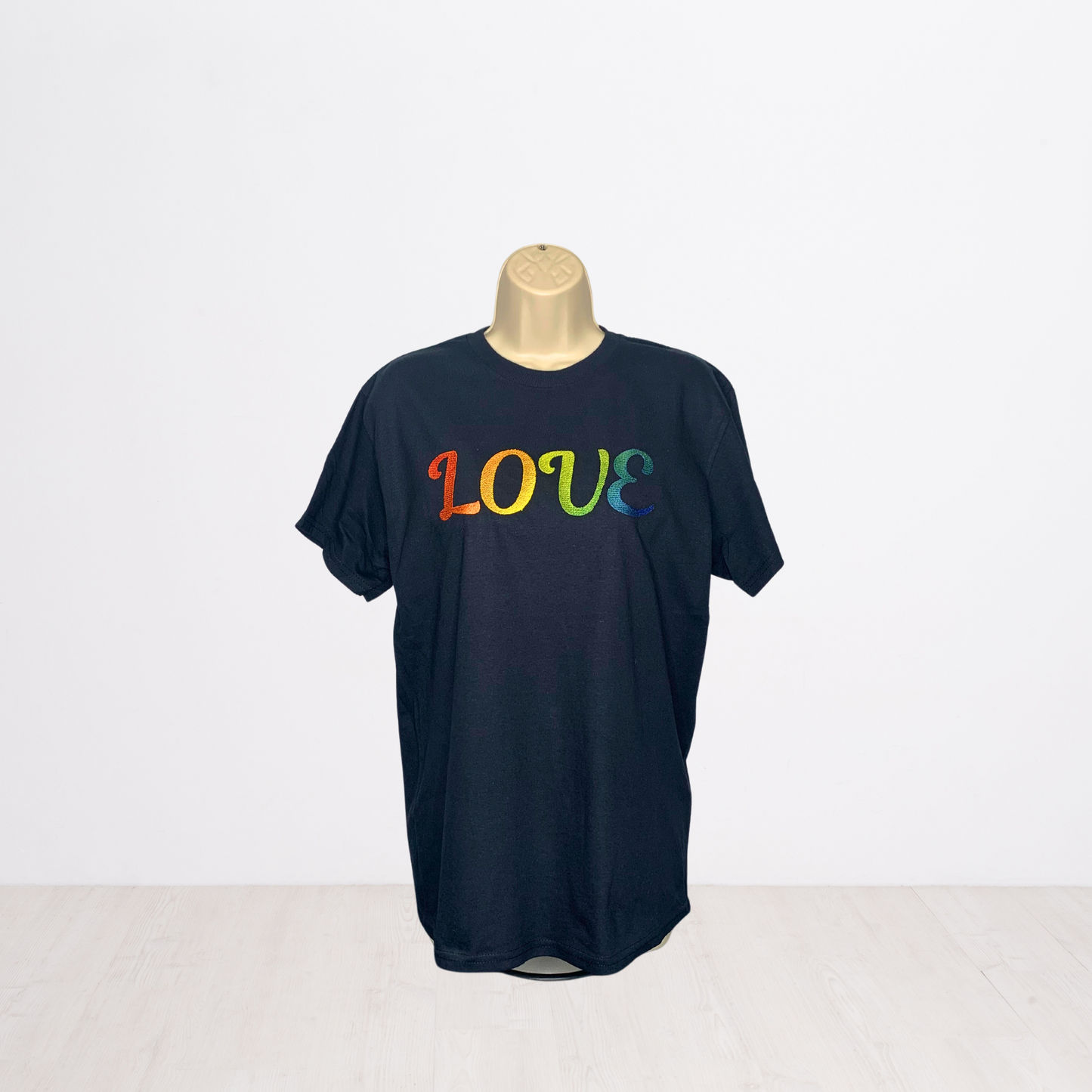 Rainbow Love Embroidered Shirt