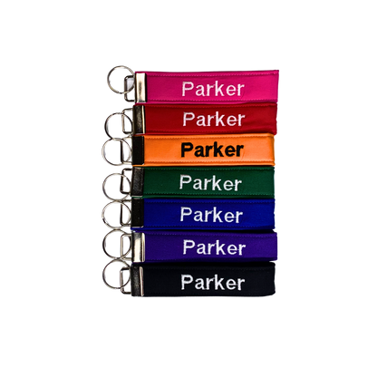 Personalized Embroidered Key fob