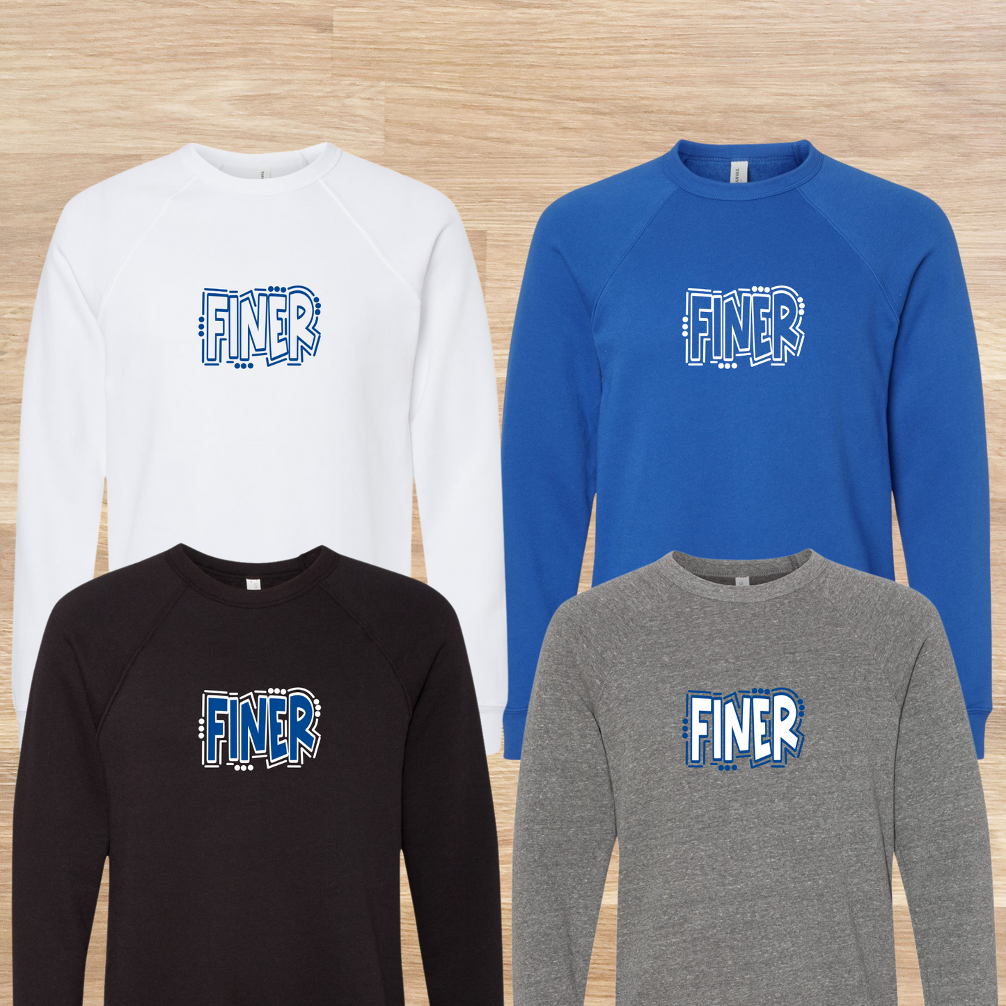 Finer Retro Doodle 80s Style Sweatshirt