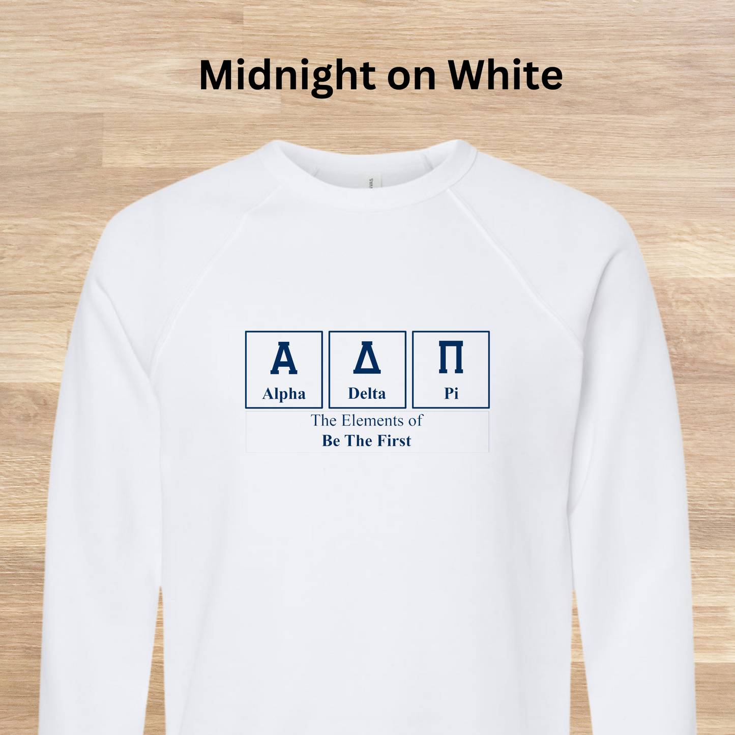 Alpha Delta Pi Elements Table Sweatshirt