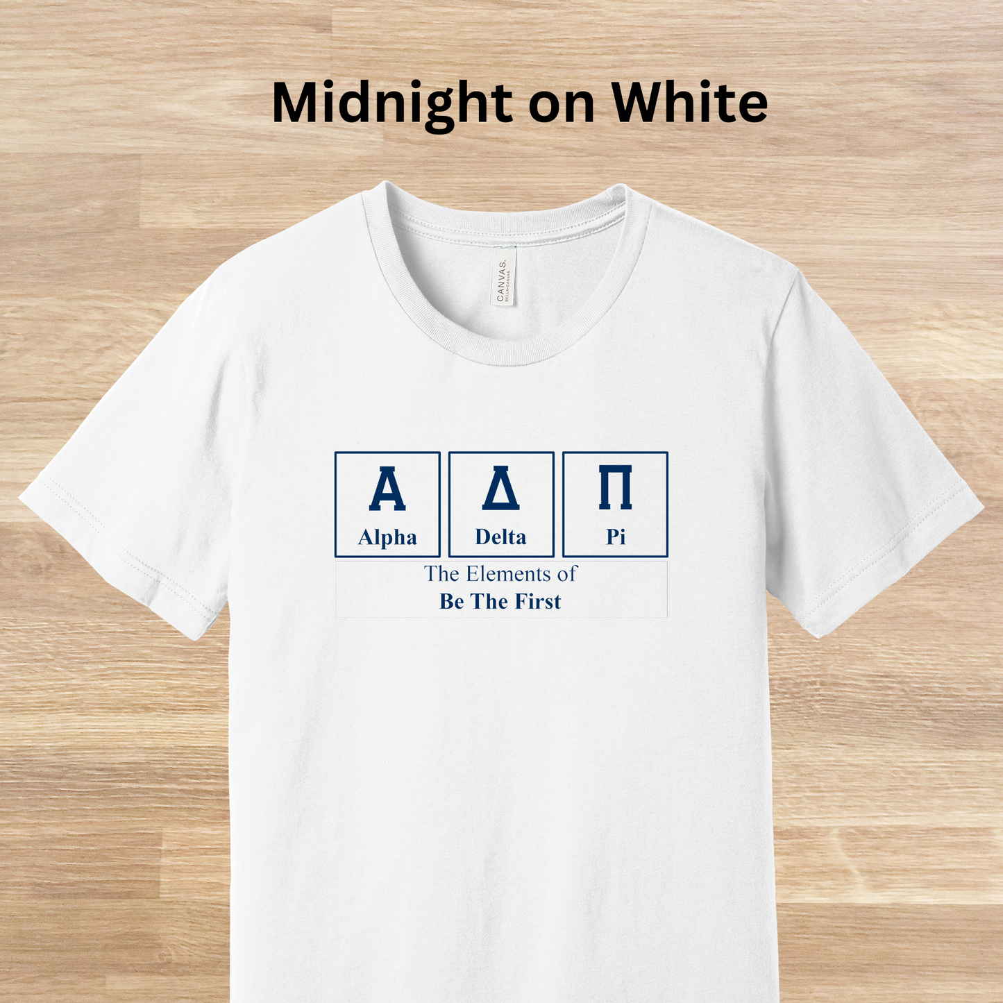 Alpha Delta Pi Elements Table T-Shirt