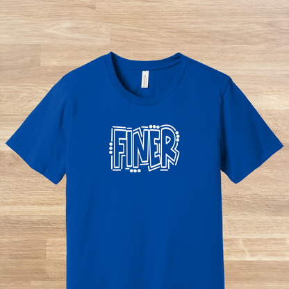 Finer Retro Doodle 80s Style T-Shirt