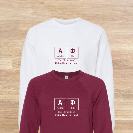 Alpha Phi Elements Table Sweatshirt