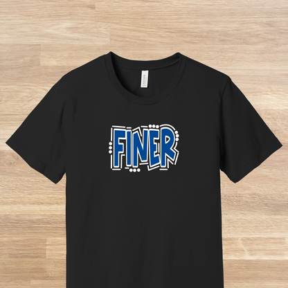 Finer Retro Doodle 80s Style T-Shirt