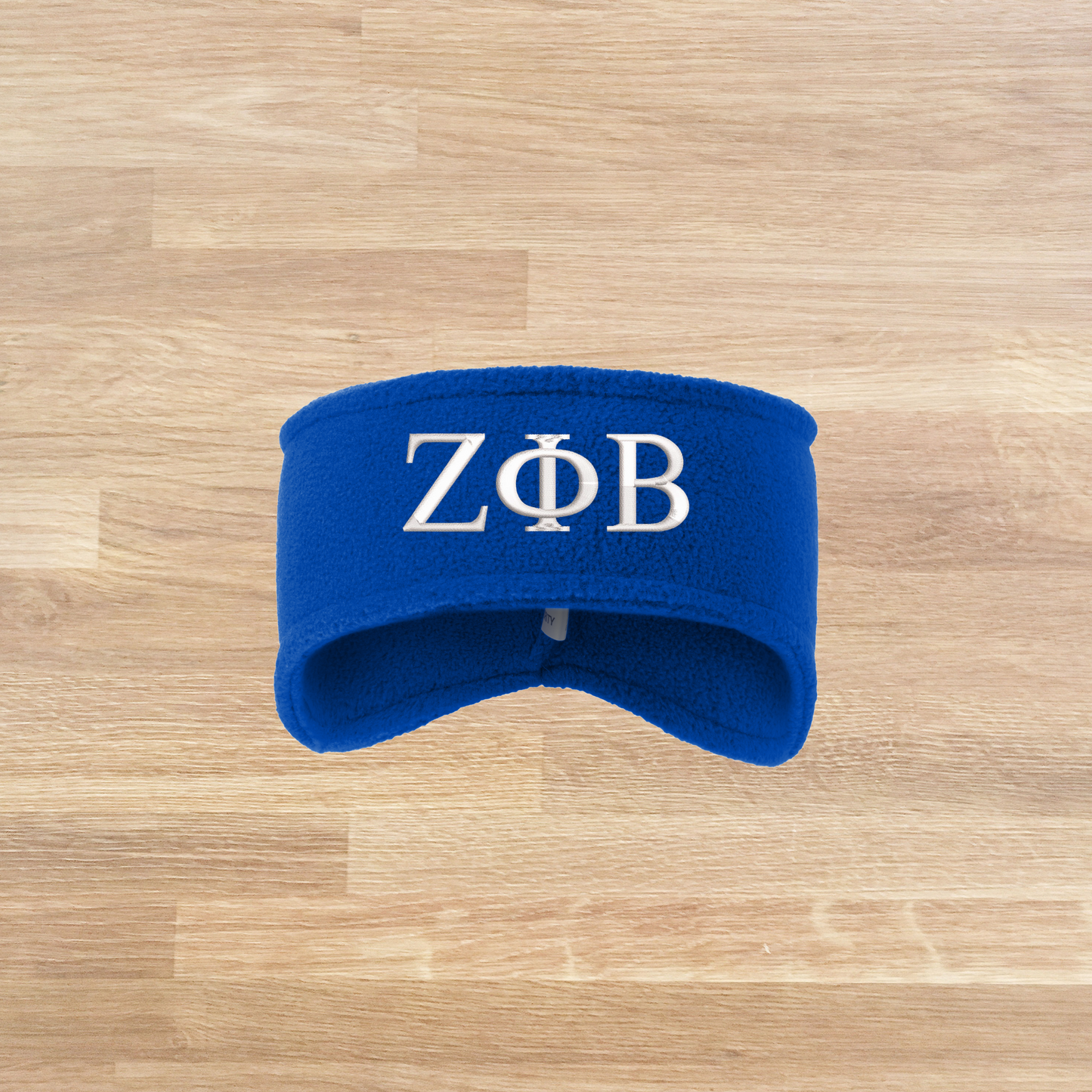 Zeta Phi Beta Personalized Embroidered Fleece Headband