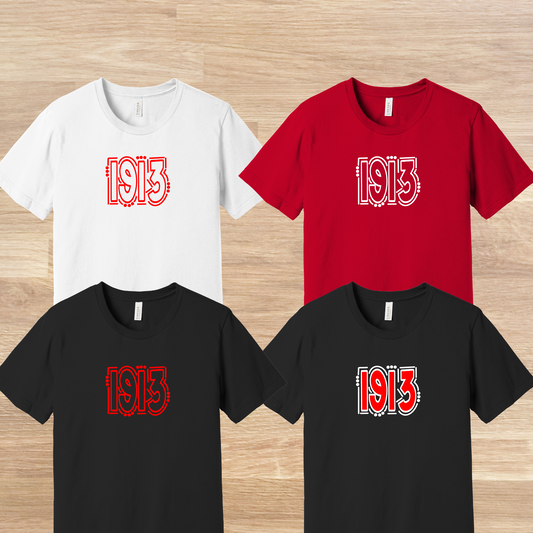 1913 Retro Doodle 80s Style T-Shirt