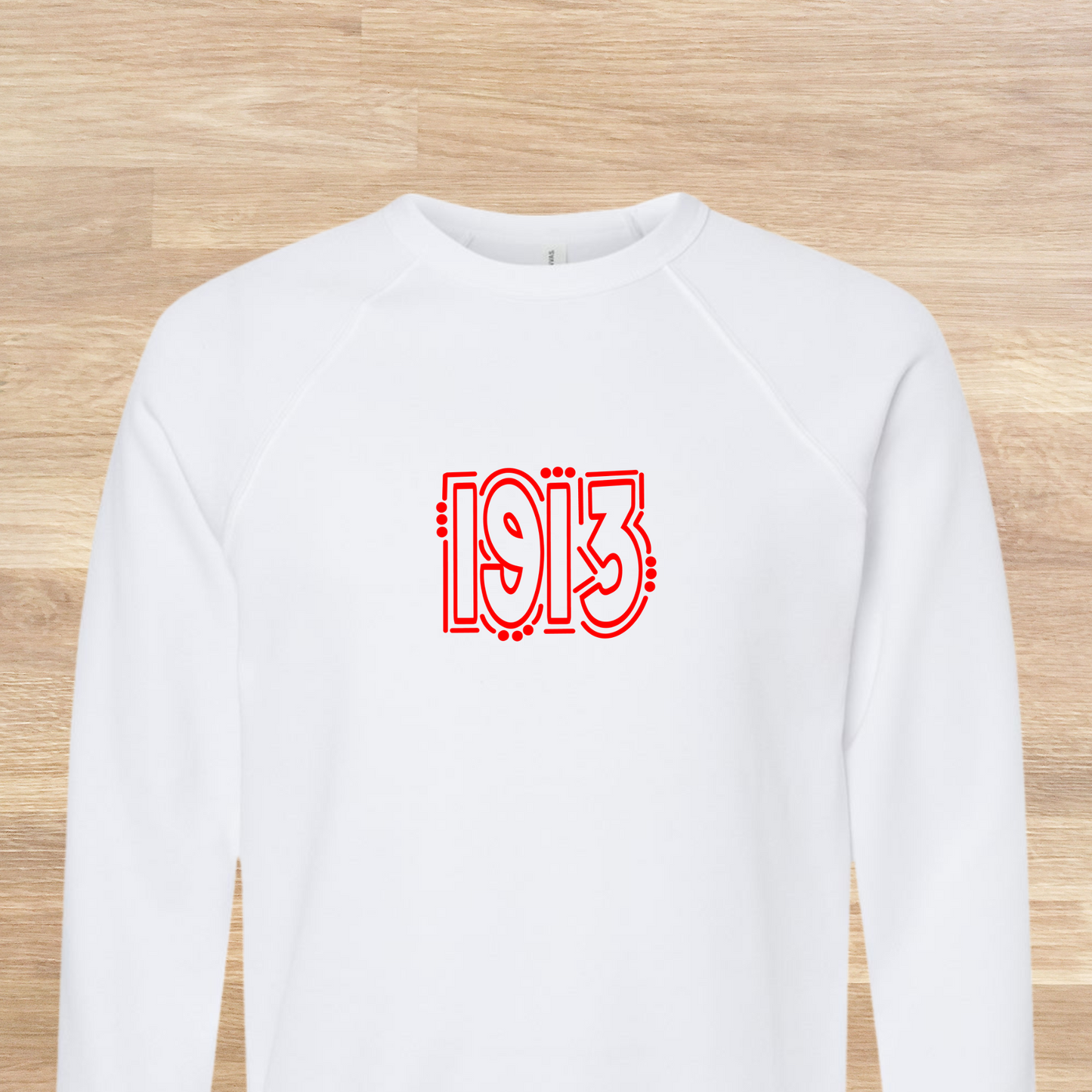 1913 Retro Doodle 80s Style Sweatshirt