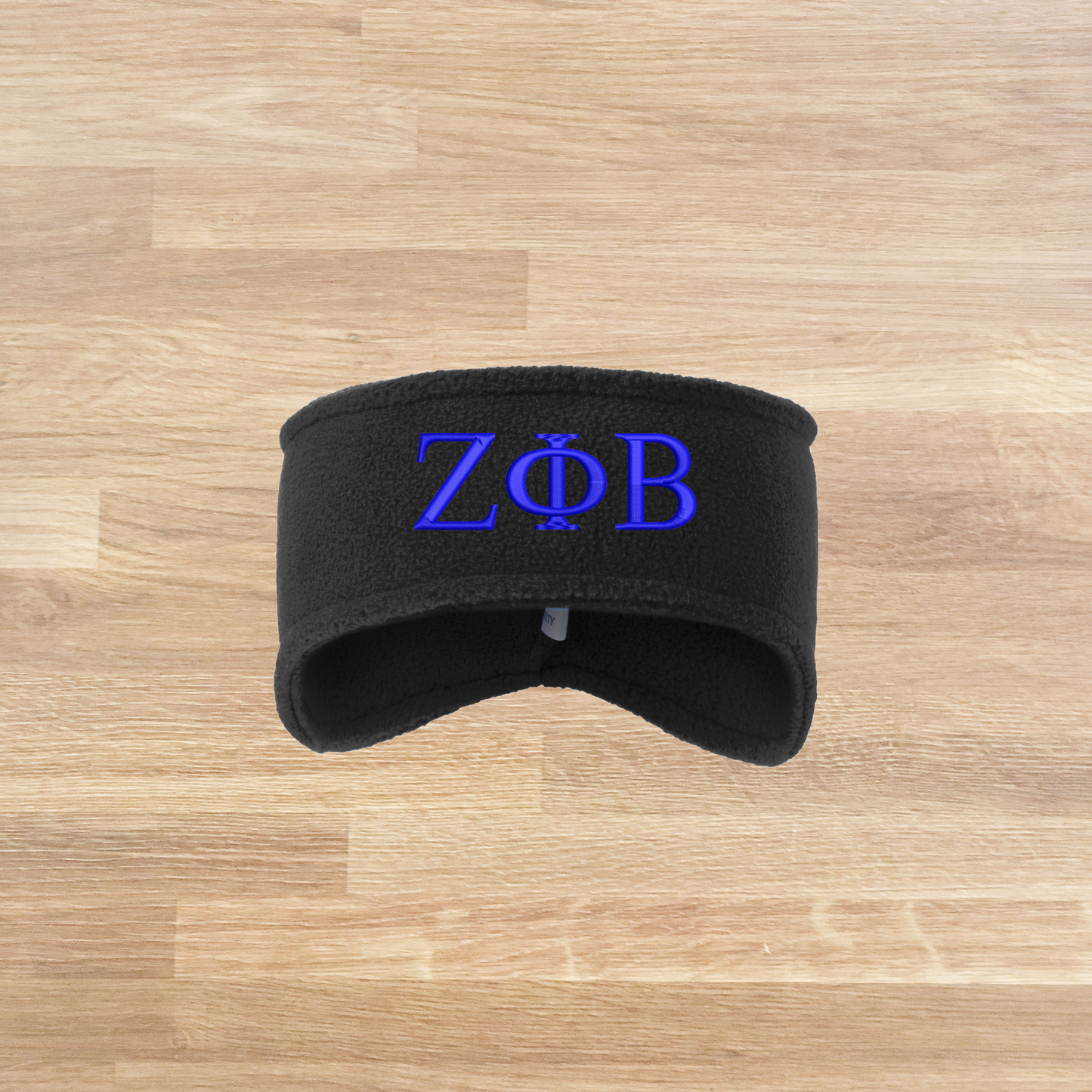 Zeta Phi Beta Personalized Embroidered Fleece Headband