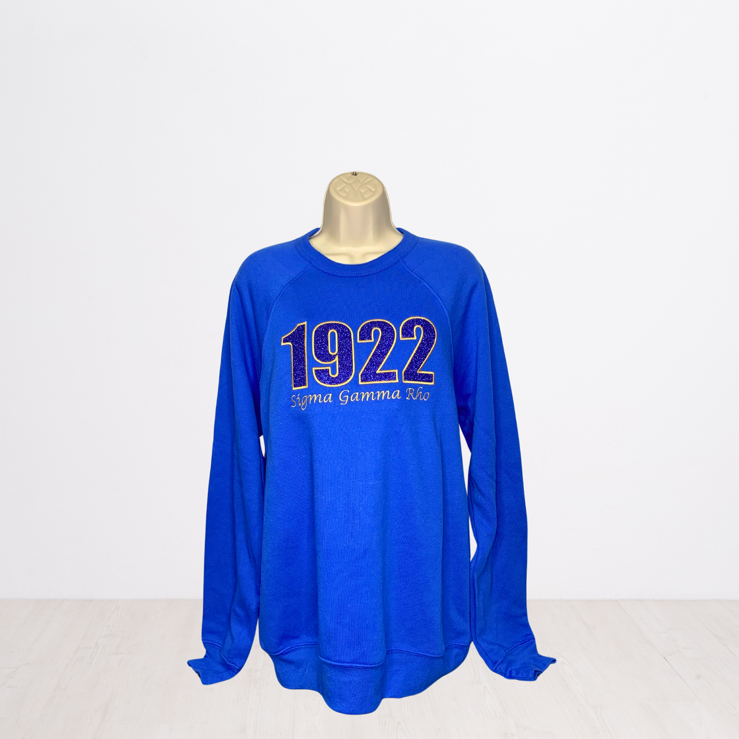 1922 Sigma Gamma Rho Embroidered Glitter Sweatshirt