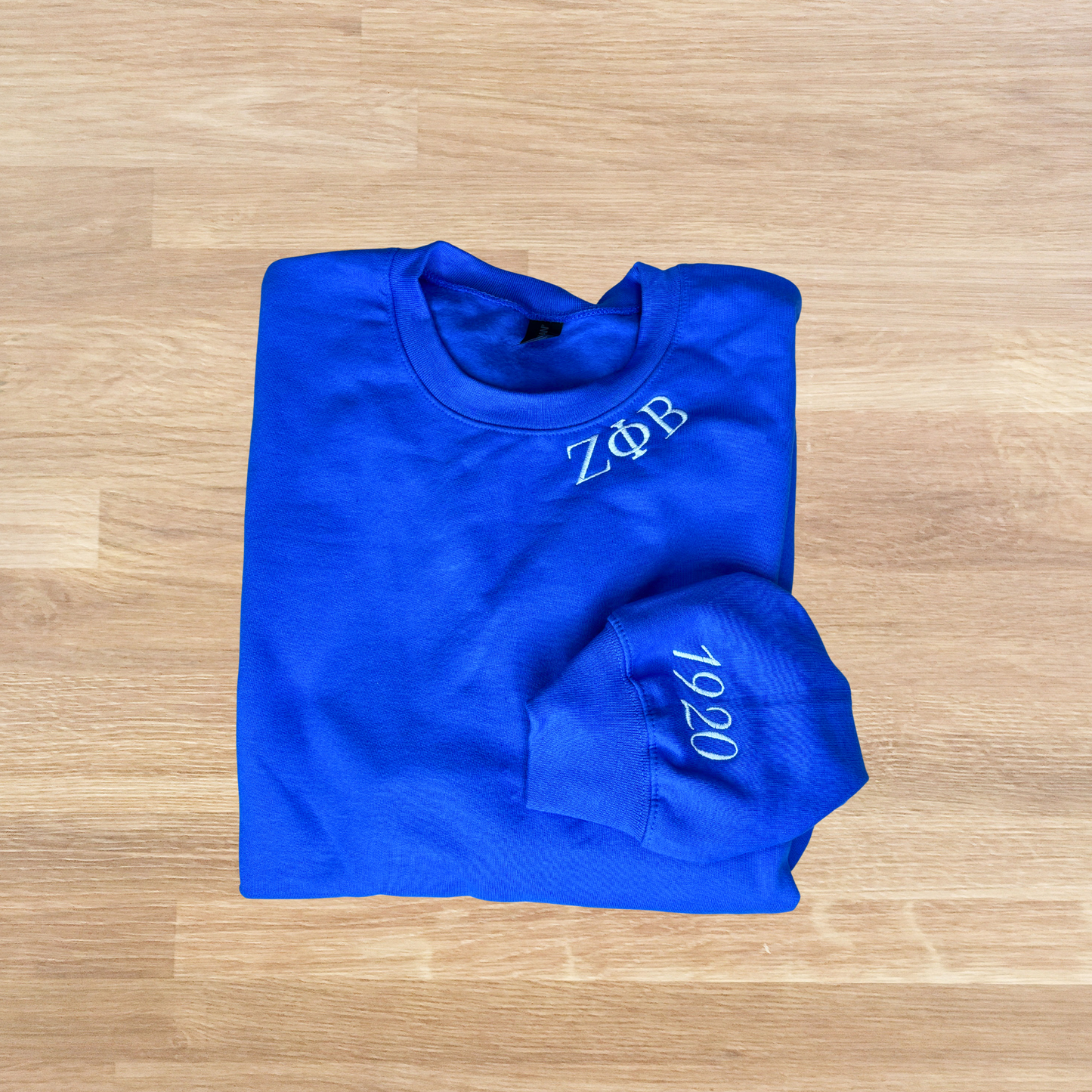 Zeta Phi Beta 1920 Embroidered Sweatshirt, Minimal