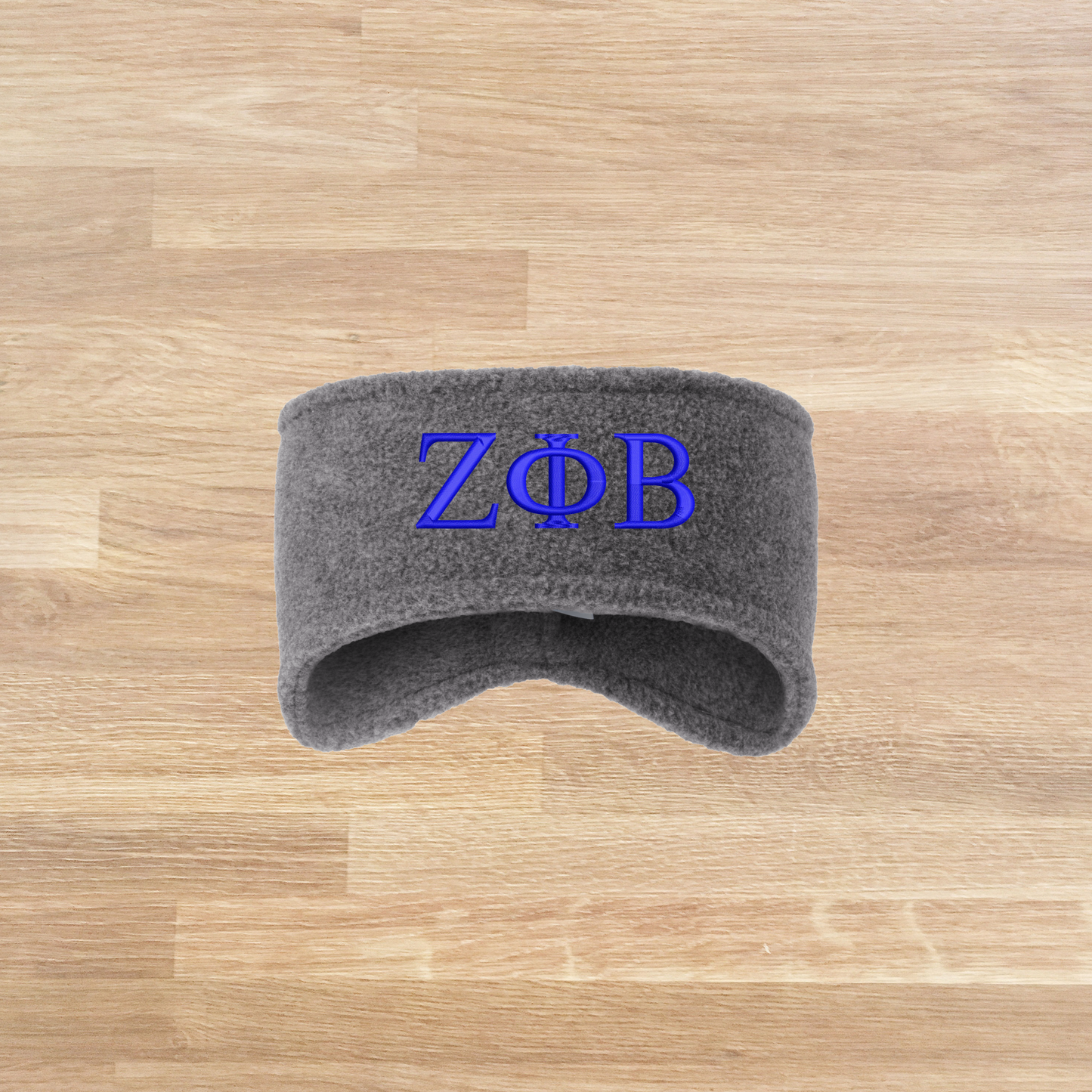 Zeta Phi Beta Personalized Embroidered Fleece Headband