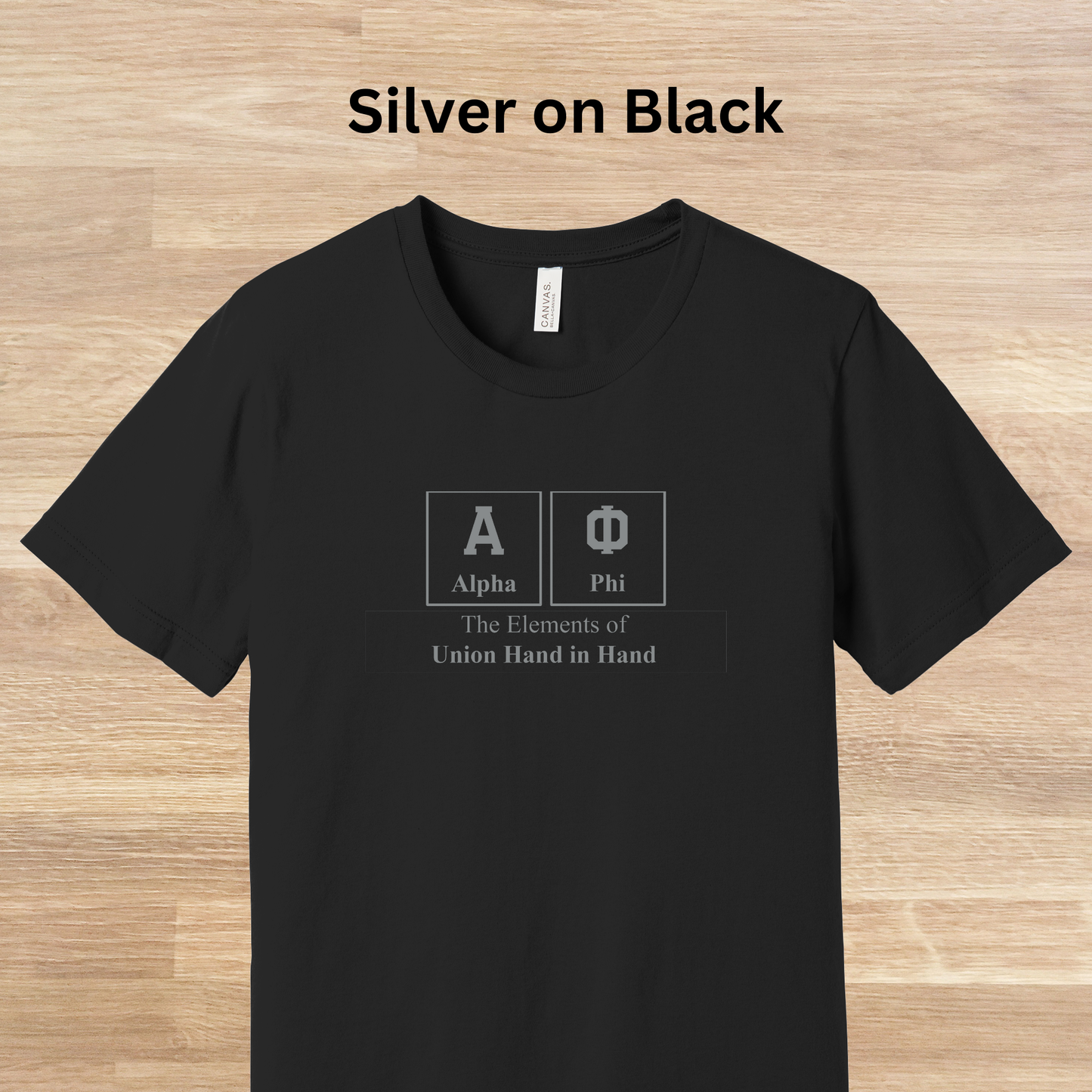 Alpha Phi Elements Table T-Shirt