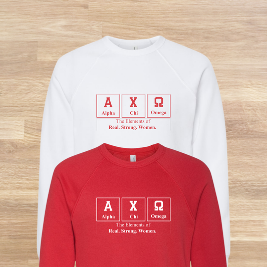 Alpha Chi Omega Elements Table Sweatshirt