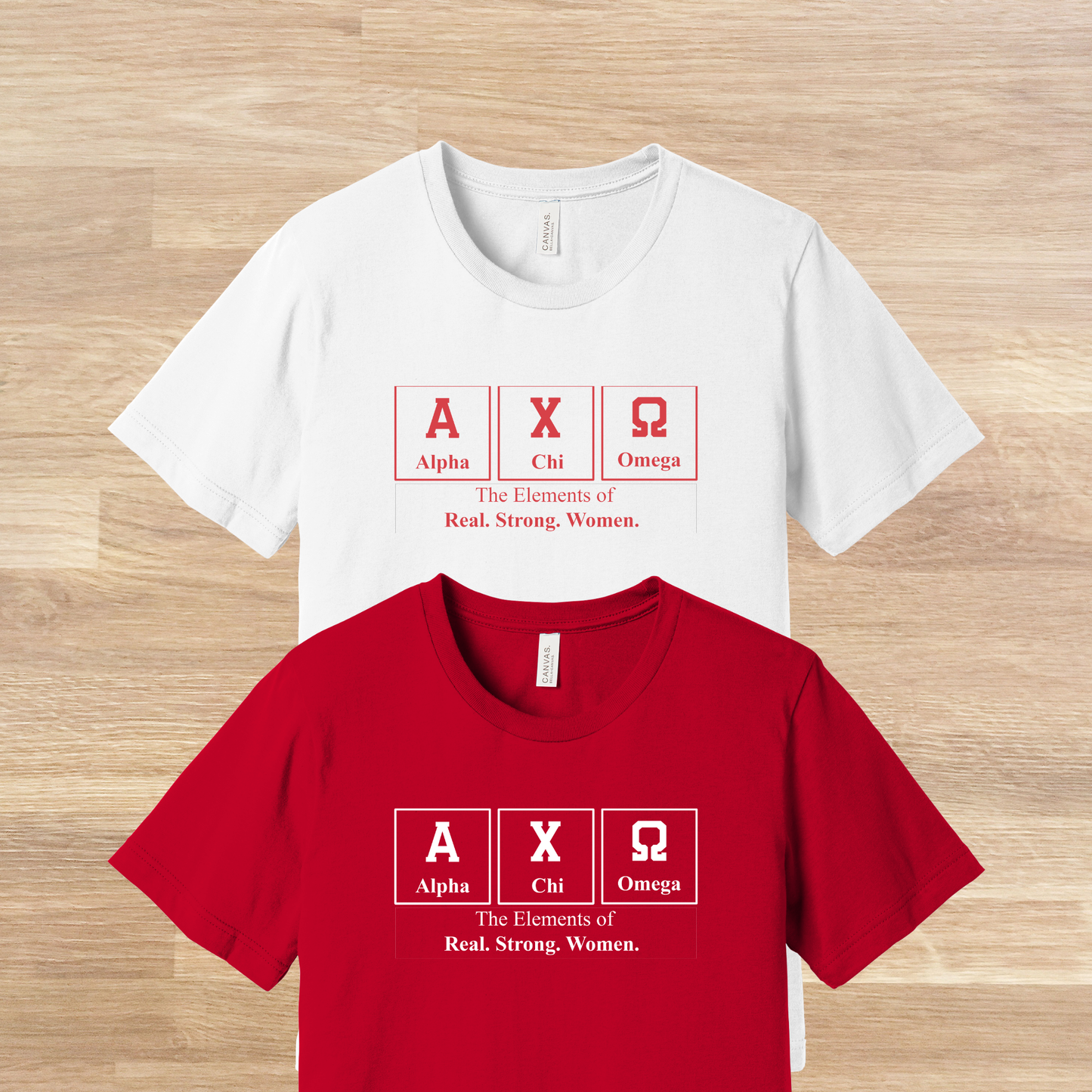 Alpha Chi Omega Elements Table T-Shirt