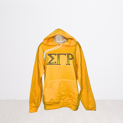 Sigma Gamma Rho Embroidered Glitter Hoodie