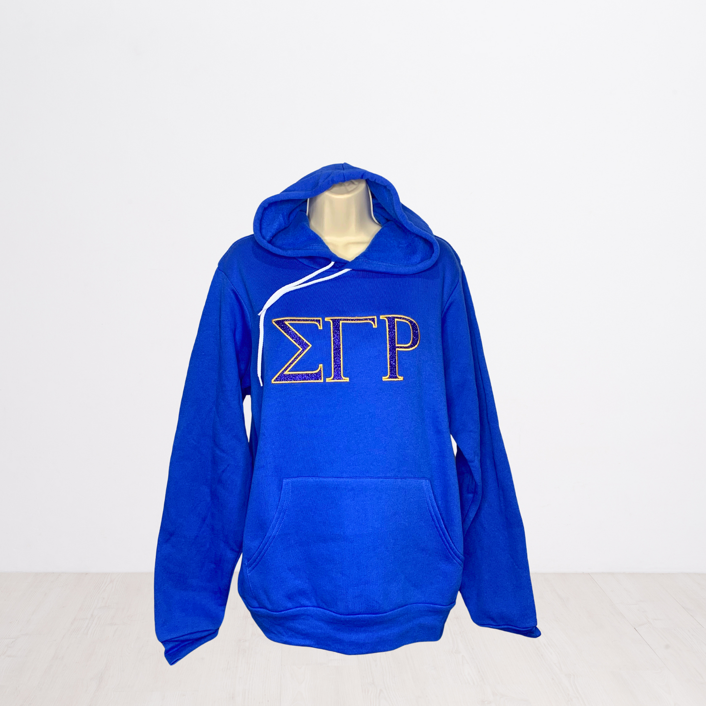 Sigma Gamma Rho Embroidered Glitter Hoodie