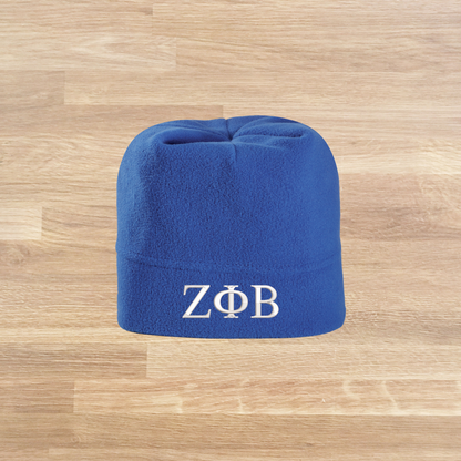 Zeta Phi Beta Personalized Embroidered Fleece Hat Beanie