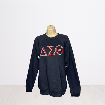 Delta Sigma Theta Embroidered Glitter Sweatshirt